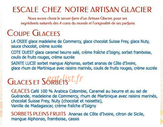 La Criée — carte page 9