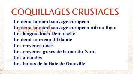 La Criée — carte page 2