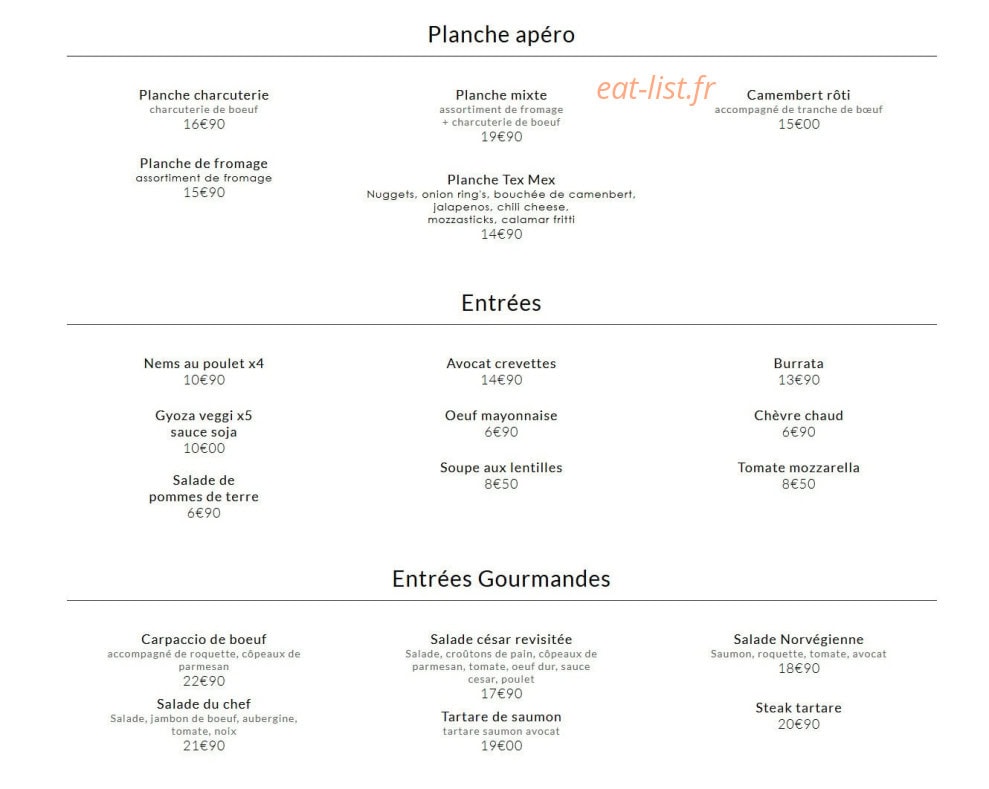 Le coq — carte page 1
