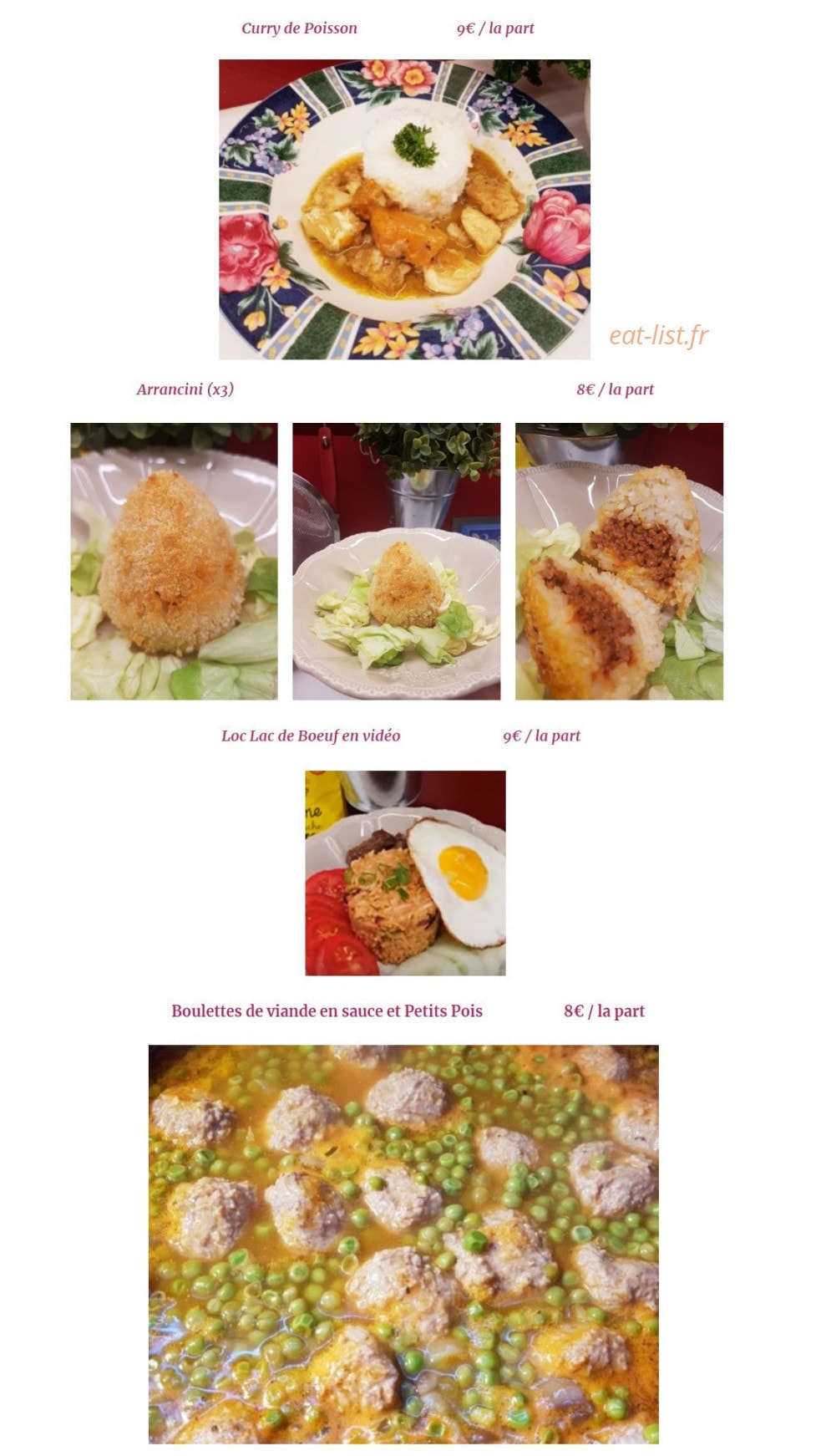 Spirit.gourmet — carte page 3