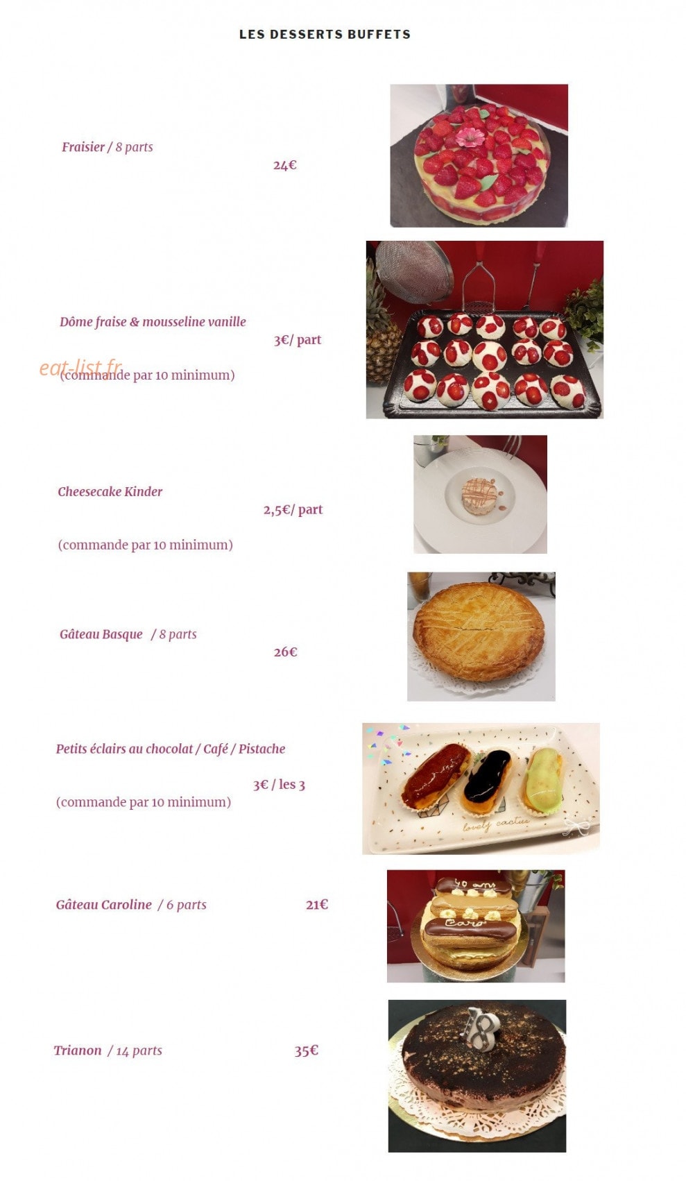 Spirit.gourmet — carte page 14