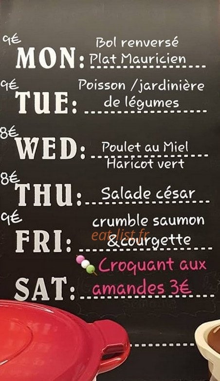 Spirit.gourmet — carte page 1