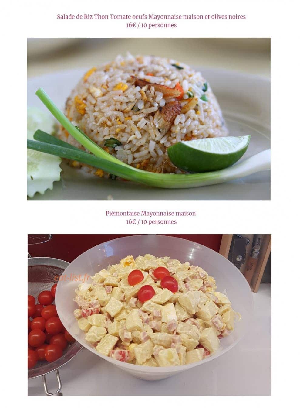 Spirit.gourmet — carte page 13