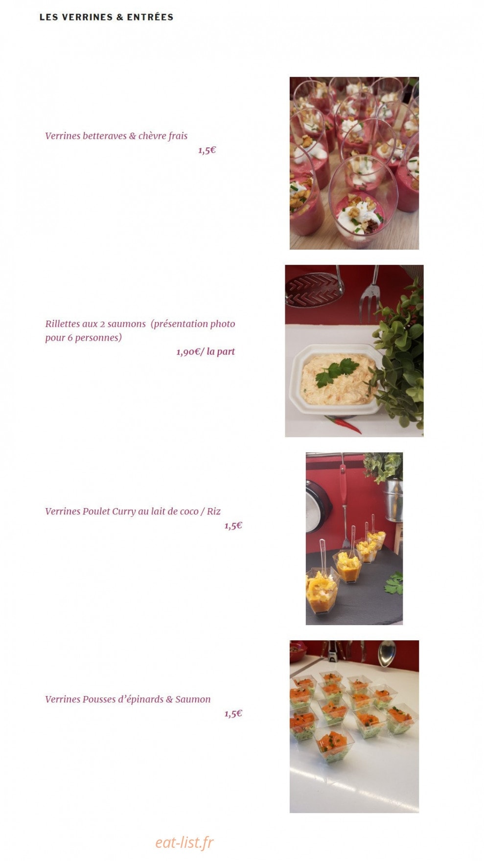 Spirit.gourmet — carte page 11