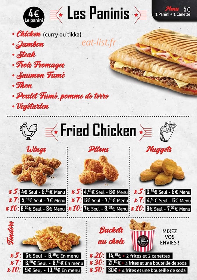 Le Break — carte page 4