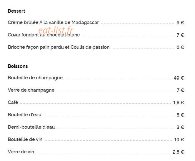 Le Vivaldi — carte page 2