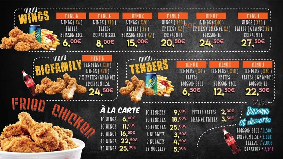 Mixte Fast Food — carte page 4