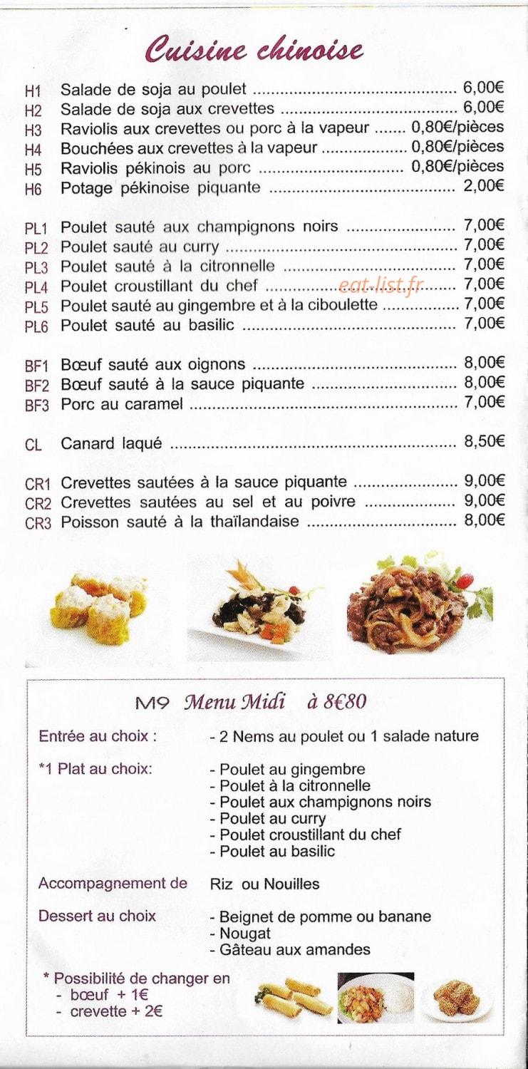 Sushi Top — carte page 9