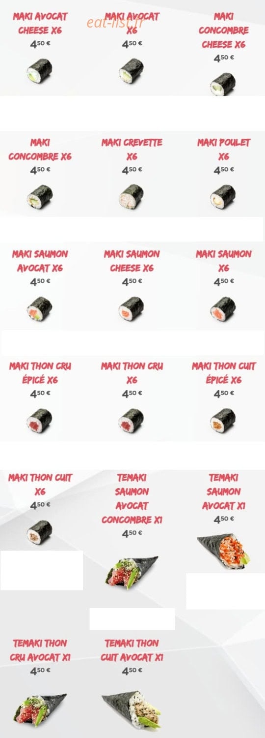 Sushi Time — carte page 8