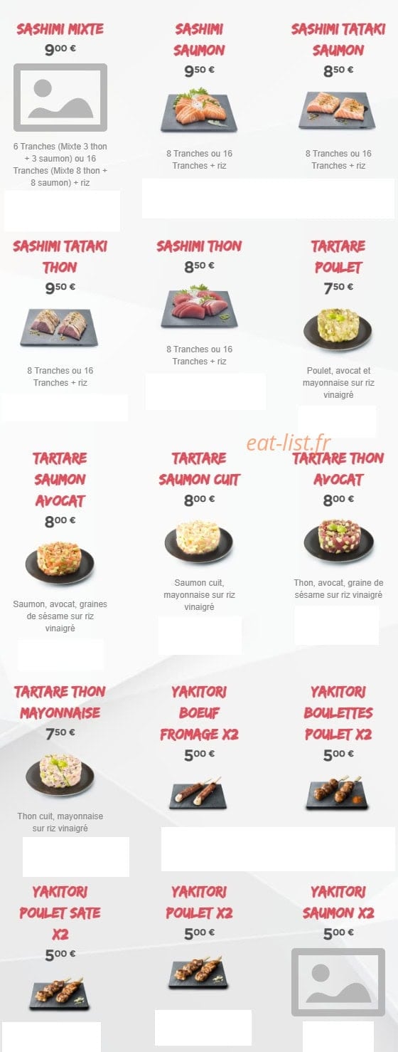 Sushi Time — carte page 7