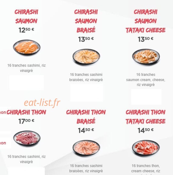 Sushi Time — carte page 9