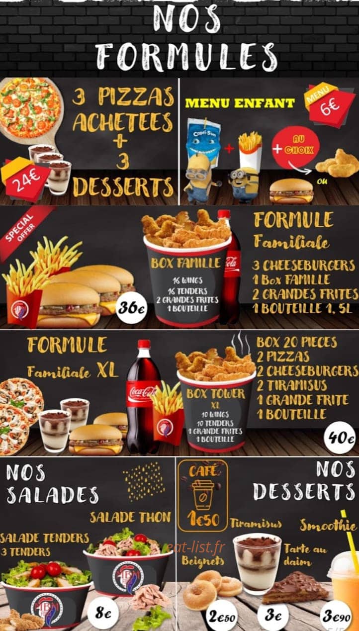 Chicken break — carte page 5