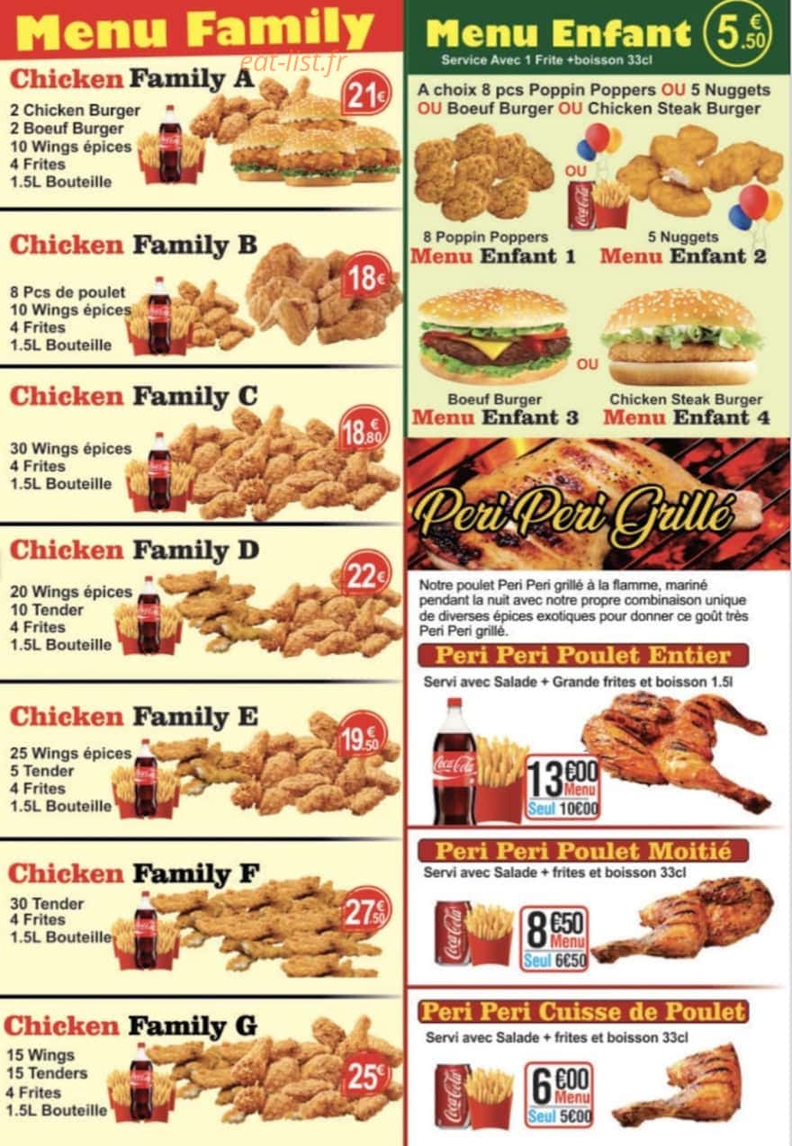 Chicken Quick — carte page 4