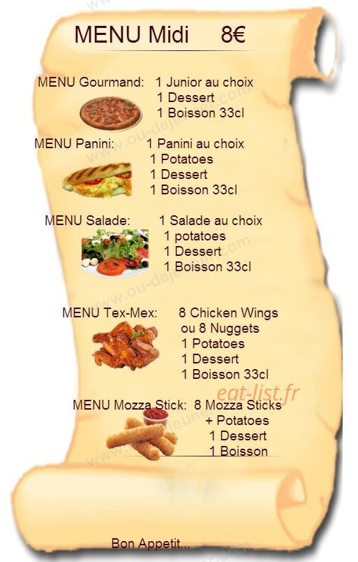 Diffa Pizza — carte page 8