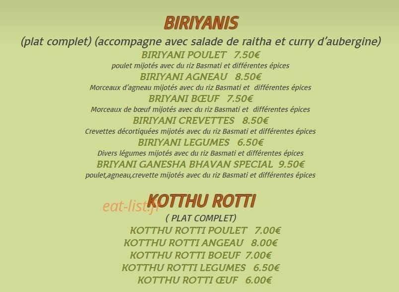 Ganesha Bhavan — carte page 4
