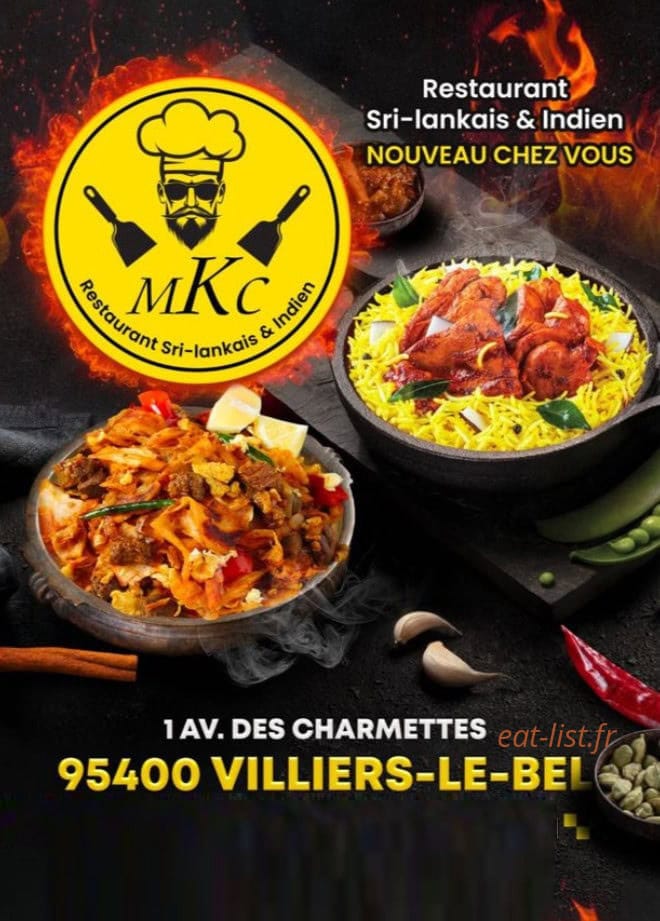 MKC - Mr Kottu Corner — carte page 1