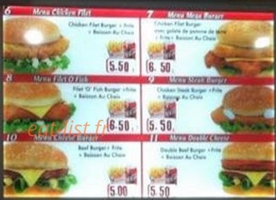 Tasty Chicken — carte page 2