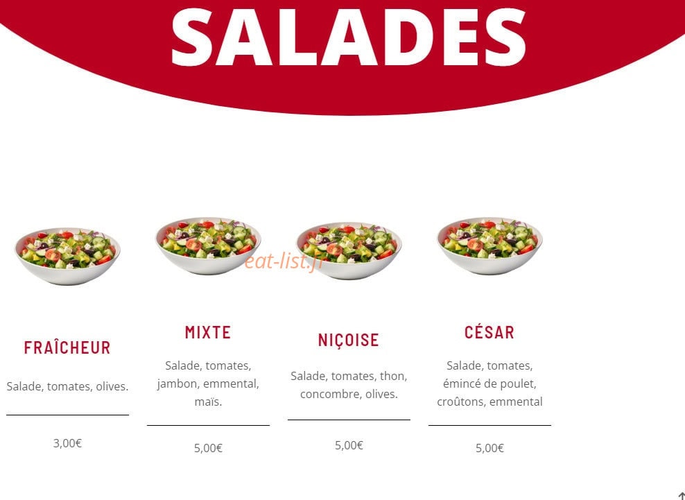 Pizza Nostra — carte page 4
