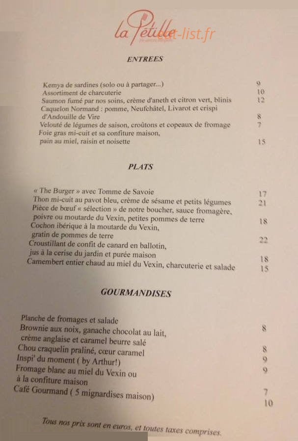 La Pétille — carte page 1