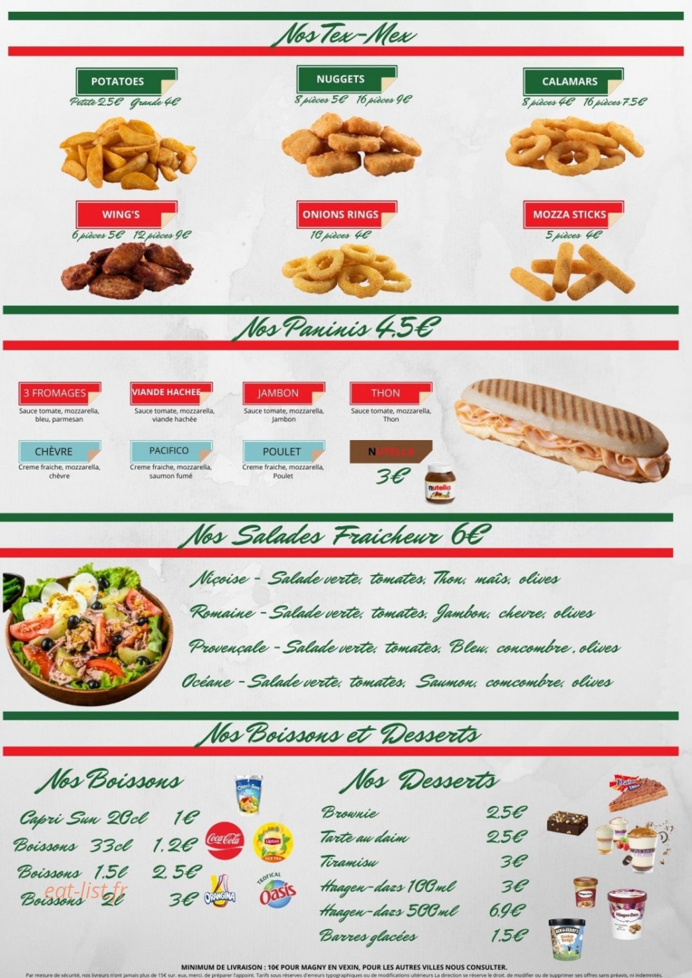 Pizza Brava — carte page 2