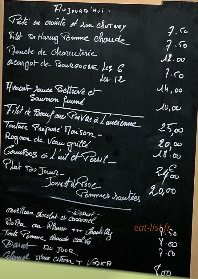 Le Cadran — carte page 1