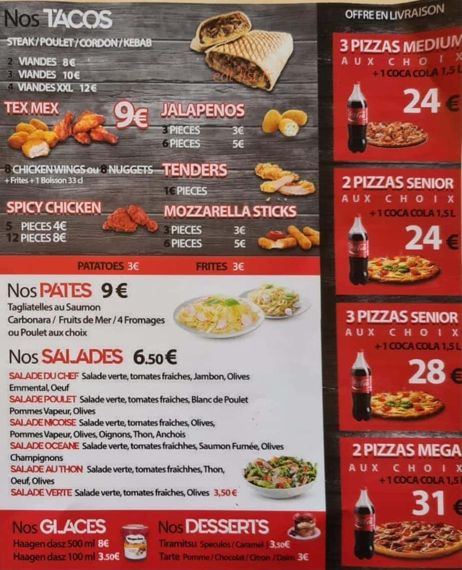 New Pizza — carte page 3