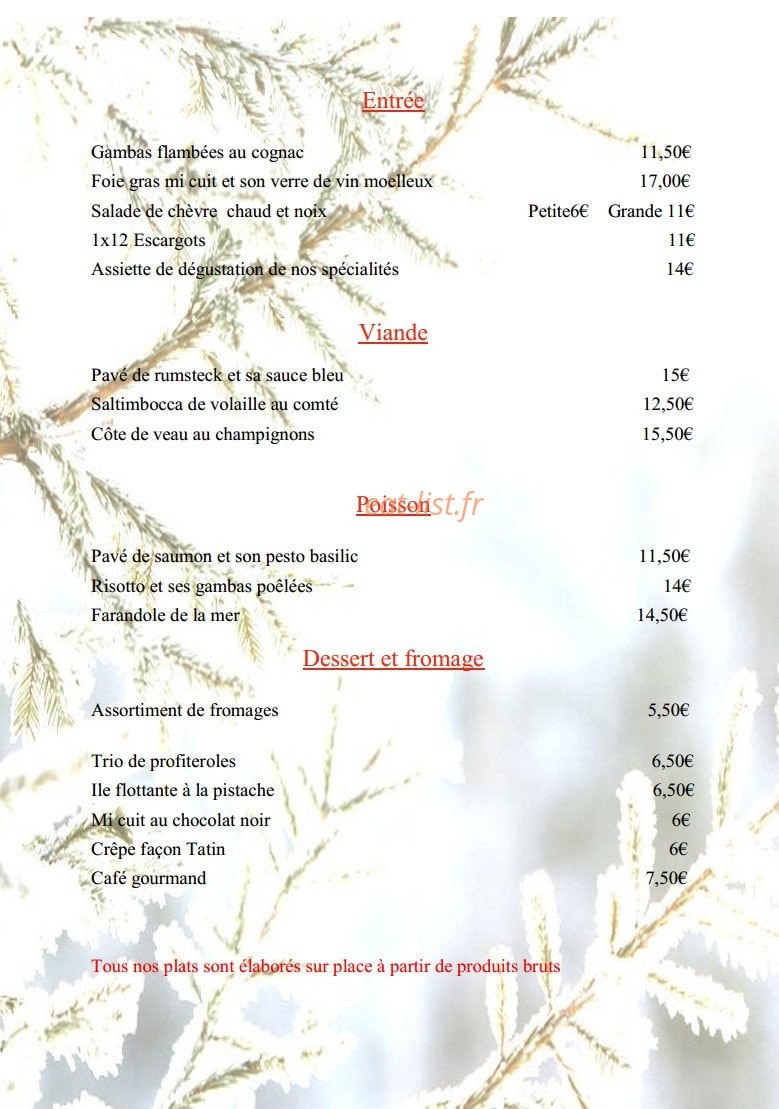 Le Saint Pierre — carte page 3