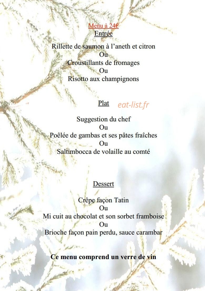 Le Saint Pierre — carte page 1