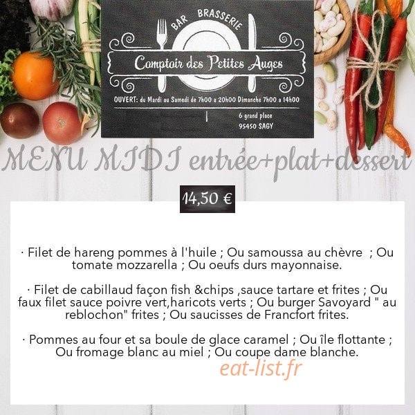 Le comptoir des petites auges — carte page 1