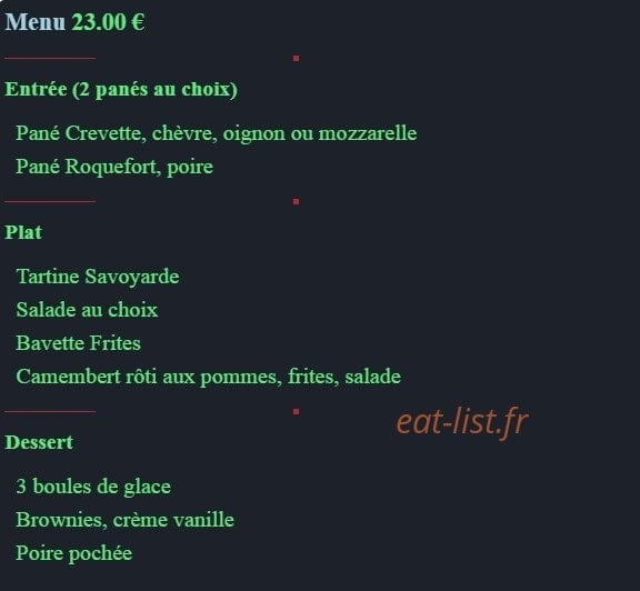 Domaine le Centaure — carte page 2
