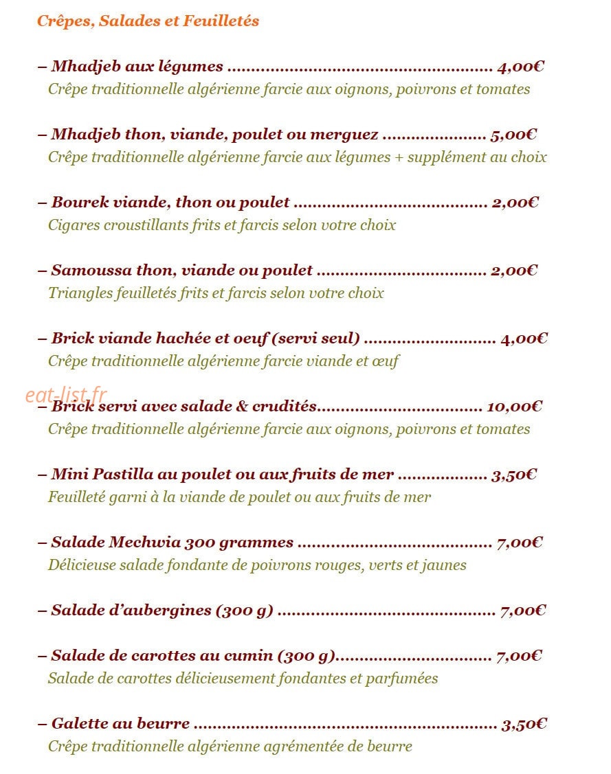 Corne De Gazelle — carte page 1