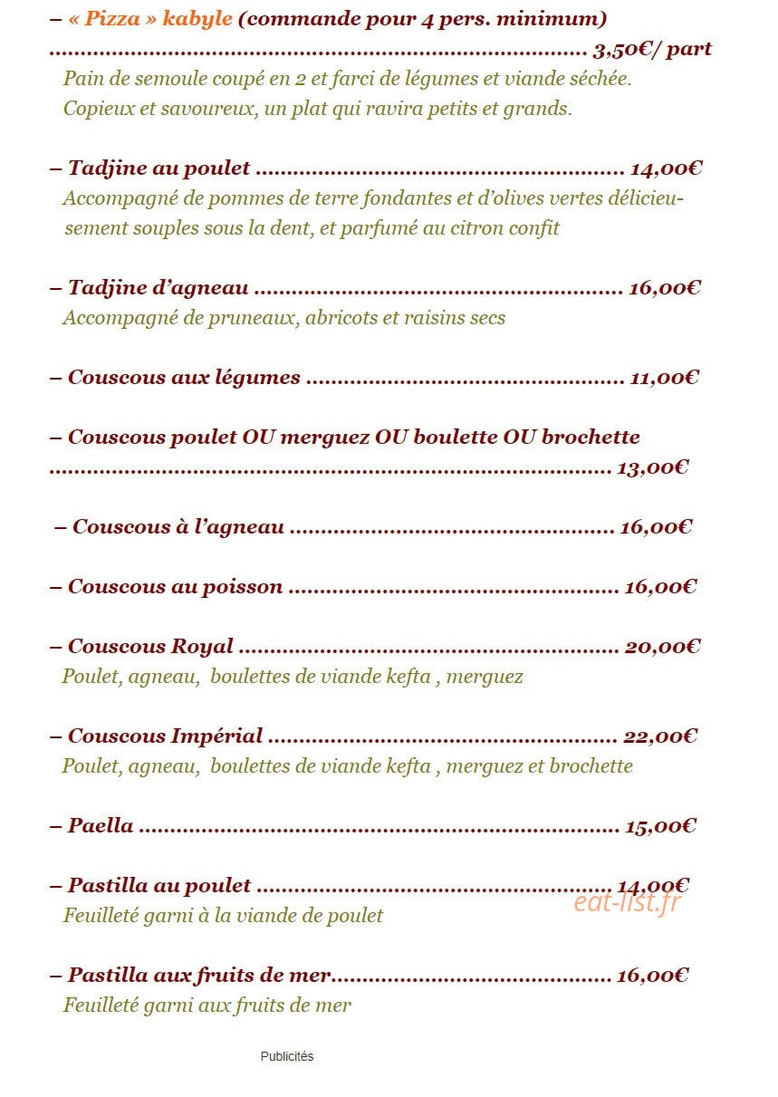 Corne De Gazelle — carte page 3