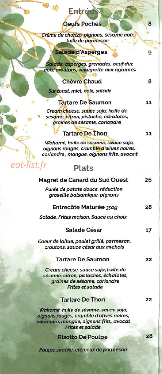 Le Chat l’Heureux — carte page 2