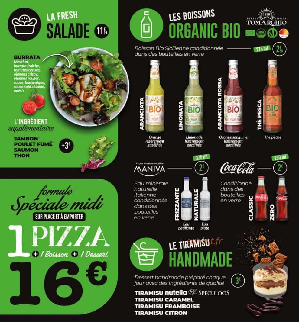 C Pizza — carte page 5