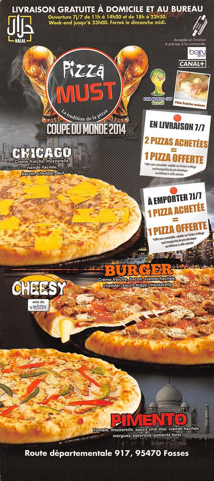 Pizza Must — carte page 6