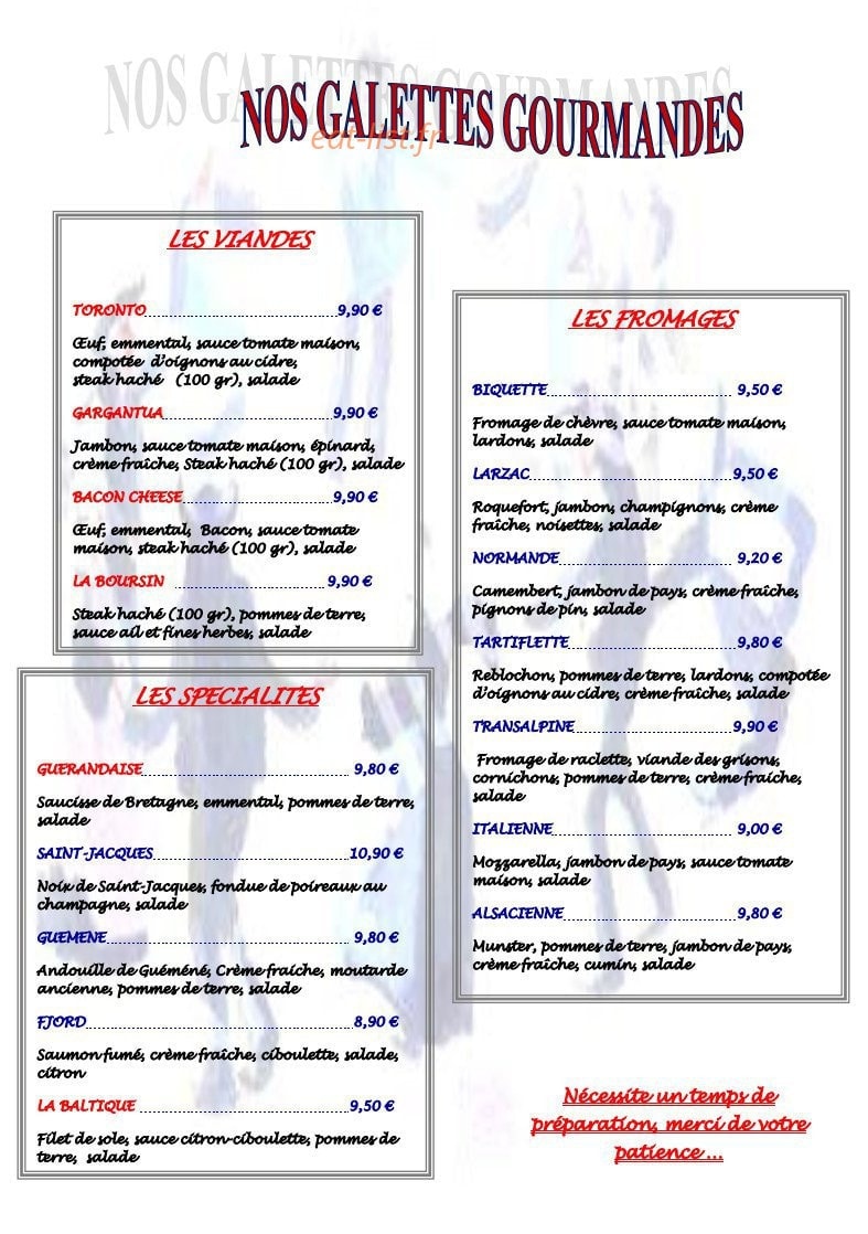 La guérandaise — carte page 2