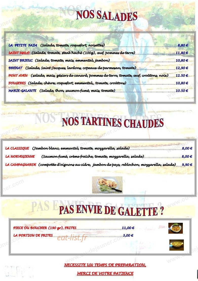 La guérandaise — carte page 3