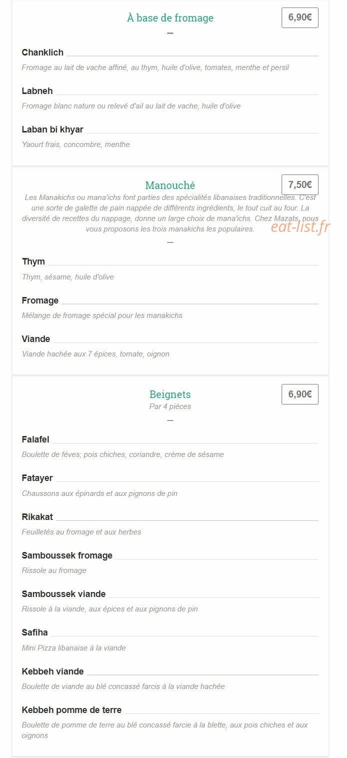 Mazats — carte page 2