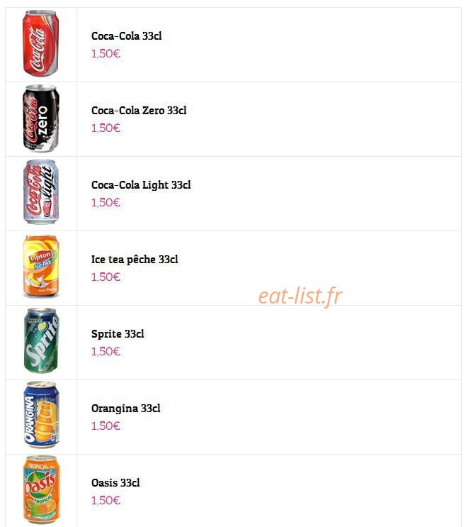 100 Sushi — carte page 18