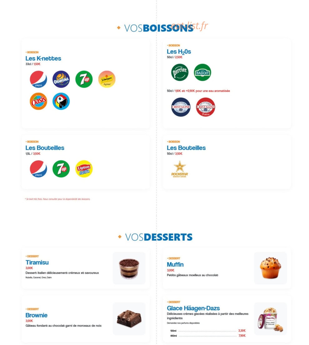 Family Pizza — carte page 6