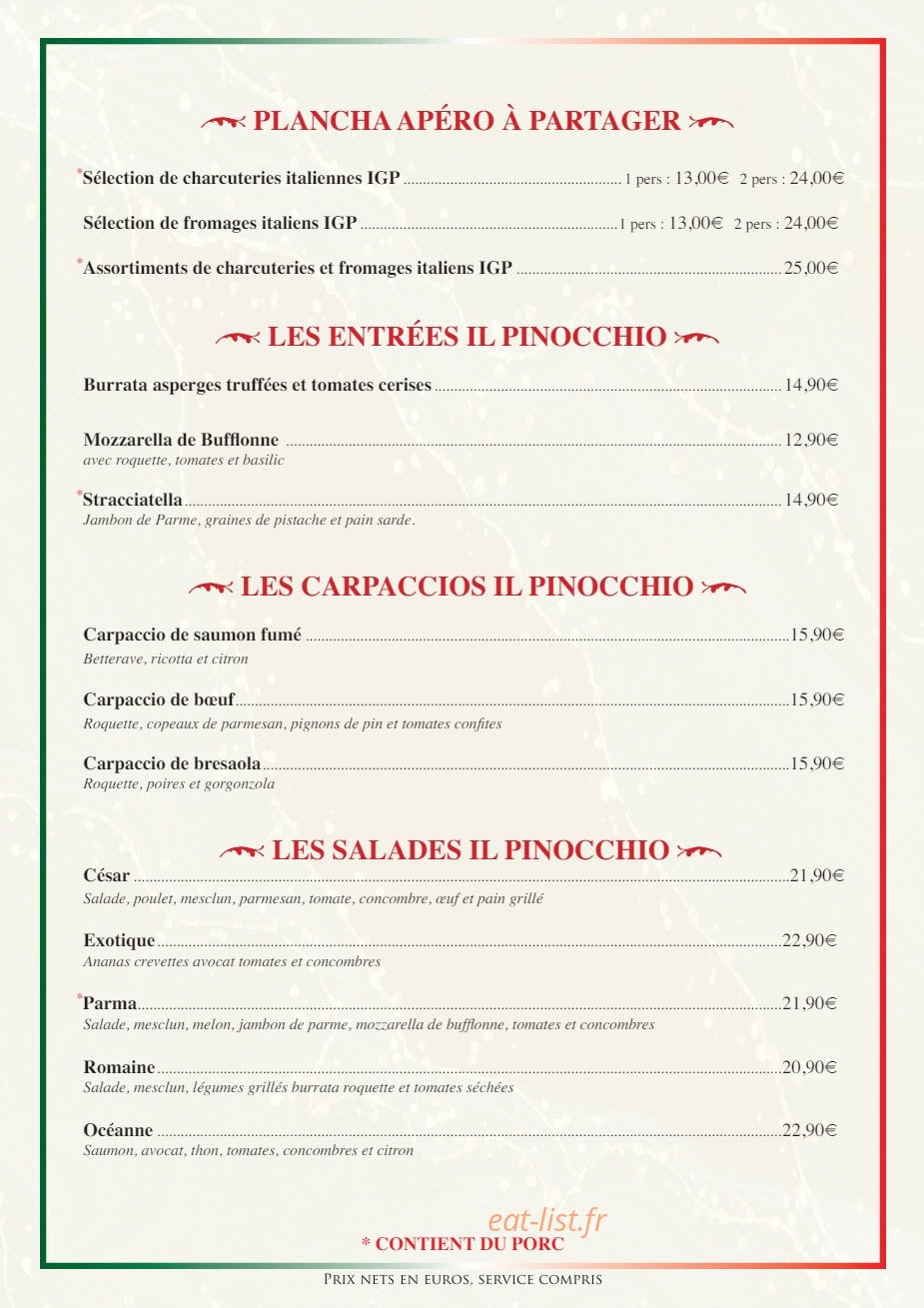 Il Pinocchio — carte page 2