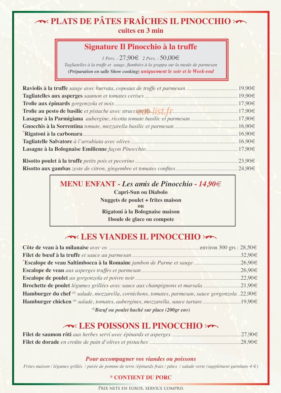 Il Pinocchio — carte page 3