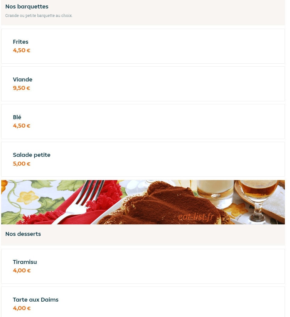 Istanbul kebab — carte page 4
