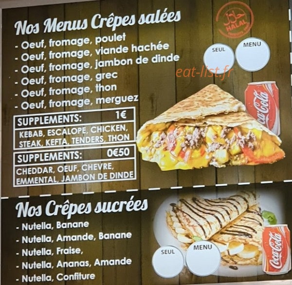 King food — carte page 4