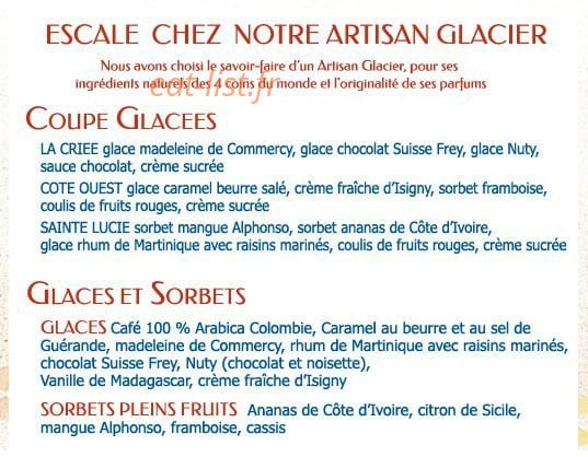La criée — carte page 9