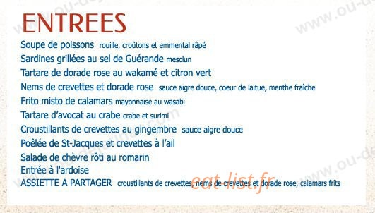 La criée — carte page 3