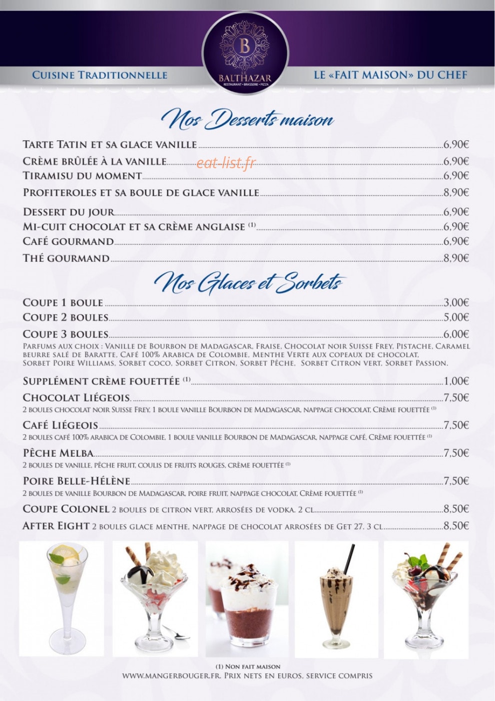 Le Balthazar — carte page 4