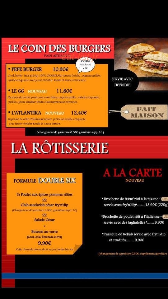 O'double six — carte page 2