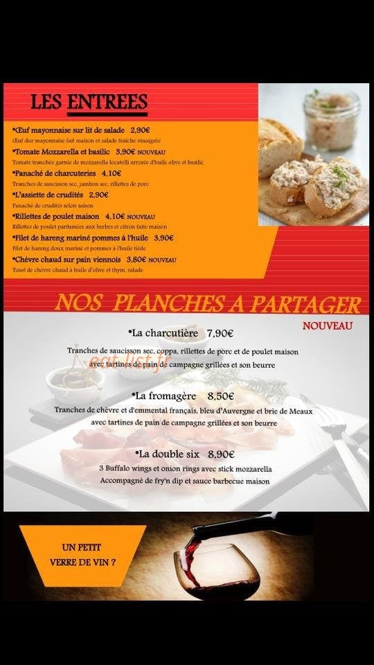 O'double six — carte page 1