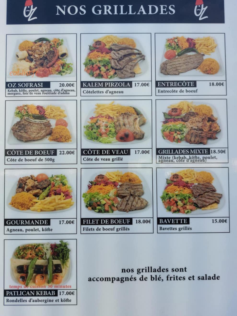 Le Chalet d'Oz — carte page 2